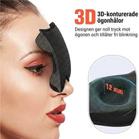Sovemaske med total mørklægning og justerbart bånd
