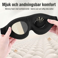Sovemaske med total mørklægning og justerbart bånd