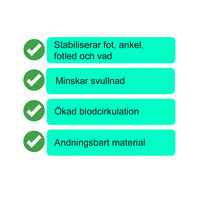 Kompressionsstrømper til hverdagsbrug – 4-pak