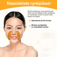 Rynkeudglattende plastre til næse og læber – 10-pak