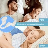 Bløde silikone næseklemmer mod snorken – 2-pak