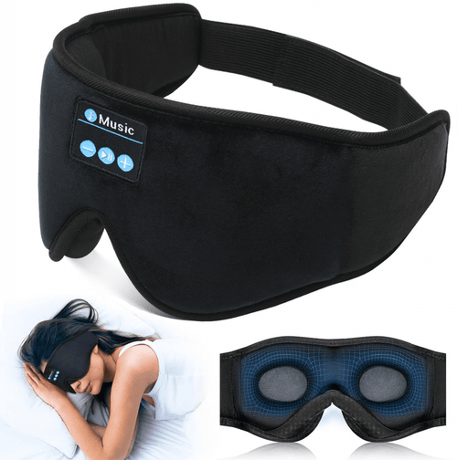 Sovemaske med Bluetooth-høretelefoner til afslappet søvn