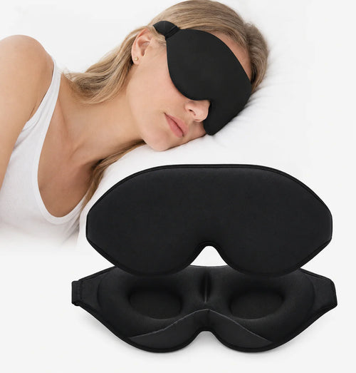 Sovemaske med total mørklægning og justerbart bånd