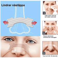 Anti-snorkestrimler med næseudvidere for friere vejrtrækning (20-pak)
