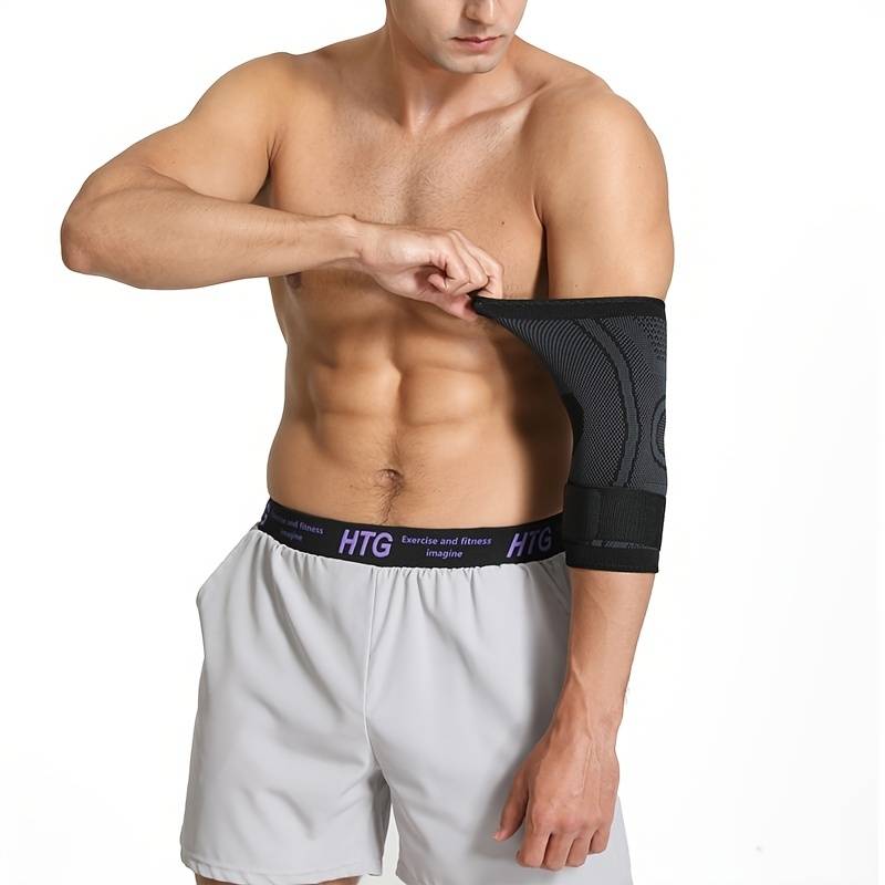 Wrist support with compression and adjustable pressure