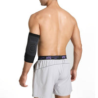 Wrist support with compression and adjustable pressure