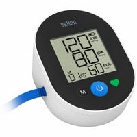 Braun ExactFit 2 blodtrycksmätare med tydlig display.