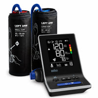 Braun ExactFit 5 Connect med två manschetter i olika storlekar.