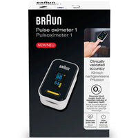 Förpackning till Braun Pulse Oximeter 1.