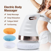 Elektrisk cellulite-massagemaskine med roterende børster