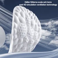 Cloud 4D indlægssåler med stødabsorbering til hælspore
