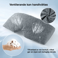 DreamShade blød sovemaske i bomuld med justerbar rem