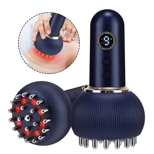 Elektrisk gua sha-massageapparat med värme och vibration