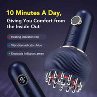 Elektrisk gua sha-massageapparat med varme og vibration