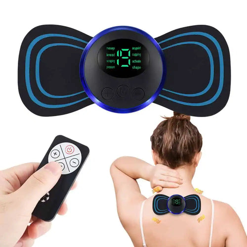 Trådløs EMS-massageapparat med justerbare intensitetsniveauer