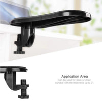 Ergonomisk armlæn til skrivebord med hukommelsesskum