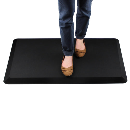 Ergonomisk ståmåtte til aflastning af fødder og hæle