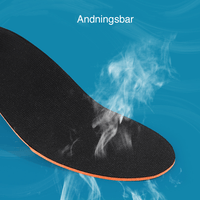 Ergonomiske skosåler med svangstøtte og stødabsorbering