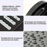 Ergonomisk fodskammel for aflastning af ben og ryg