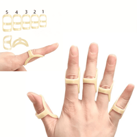 Justerbare fingerskinner i 5-pak til støtte og aflastning