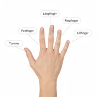 Justerbare fingerskinner til stabilisering og smertelindring