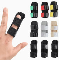 Justerbar fingerskinne med velcro til stabilisering