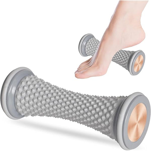 Fodmassagerulle med trykpunkter til smertelindring