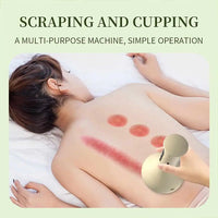 Gua sha-massageapparat med rødt lysterapi og varmefunktion