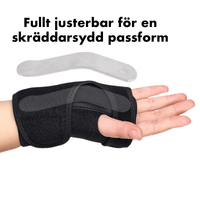 Håndledsstøtte med justerbar stabilisering til daglig brug