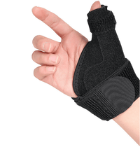 Wrist support with thumb support – adjustable for right and left hand