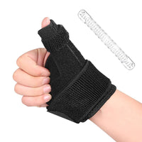 Wrist support with thumb support – adjustable for right and left hand