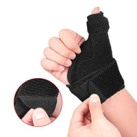 Wrist support with thumb support – adjustable for right and left hand