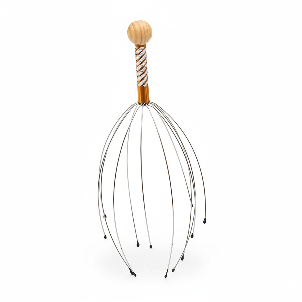Manuel hovedbundsmassager til afslapning