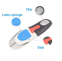 Indlægssåler mod hælspore med hældæmpning og svangstøtte