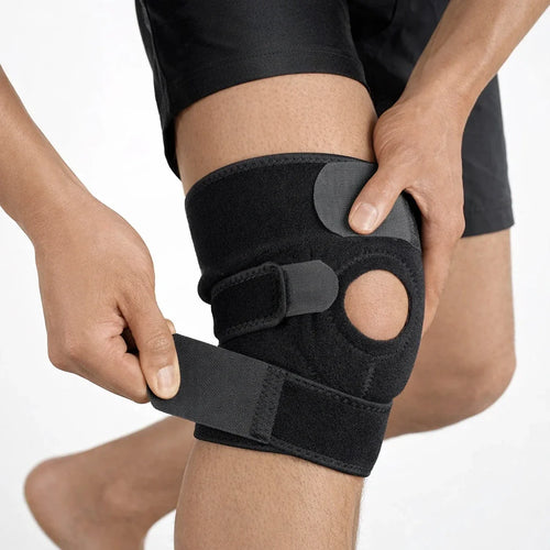 Justerbart knäskydd med helomslutande stöd – upp till 48 cm