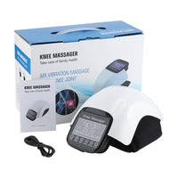 Knæmassager med varme og rødt lysterapi