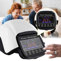 Knæmassager med varme og rødt lysterapi