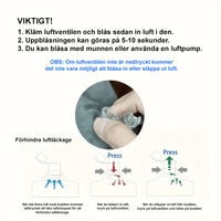 Ergonomisk rejsehovedpude med nakkestøtte til afslapning