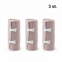Elastisk kompressionsbandage med spænder – 3-pak, 4,5 m
