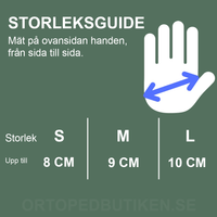 Kompressionshandsker mod gigt med åbne fingerspidser