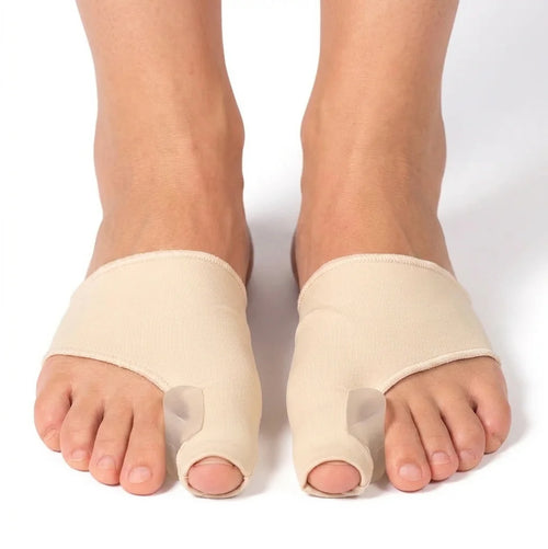 Korrigering hallux valgus-støtte med tåspreder (2-pak)