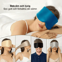 Luksuriøs mørklæggende sovemaske med justerbar rem – blød og lysblokerende
