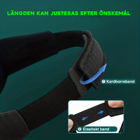 3D-sovmask i memory foam med ljusblockering