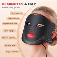 LED-lysterapi ansigtsmaske