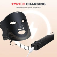LED-lysterapi ansigtsmaske