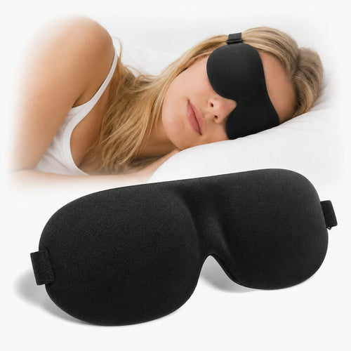 Ergonomisk 3D-søvnmaske til ryg- og sidesovere