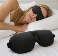 Ergonomisk 3D-sömnmask för rygg- och sidosovare