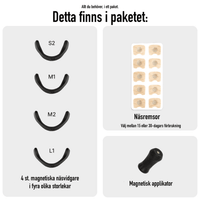Magnetisk näsvidgare för bättre andning under sömn