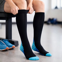 Kompressionsstrumpor för sport och träning – 3-pack