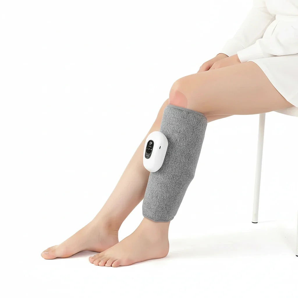 Trådløs benmassageapparat med kompressionsteknologi